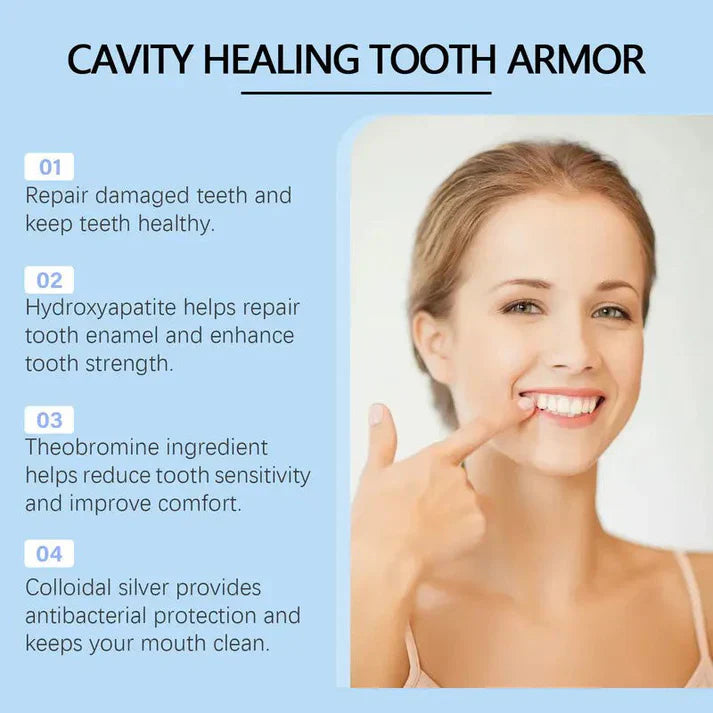 Капки за зъби Yagoo без флуорид с хидроксиапатит & Възстановяване на емайла, Избелване & Свеж дъх