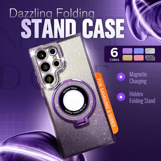 ✨Dazzling Folding Bracket That Sparkles Case Cover for Samsung S Series