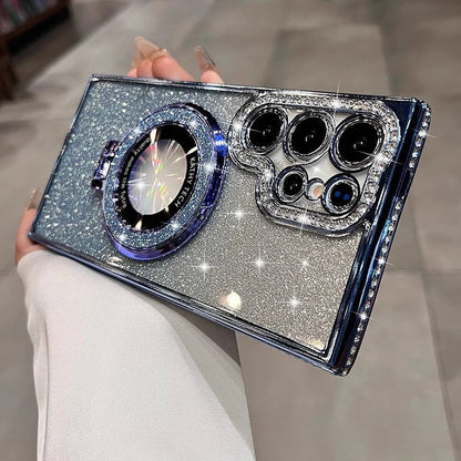 ✨Dazzling Folding Bracket That Sparkles Case Cover for Samsung S Series