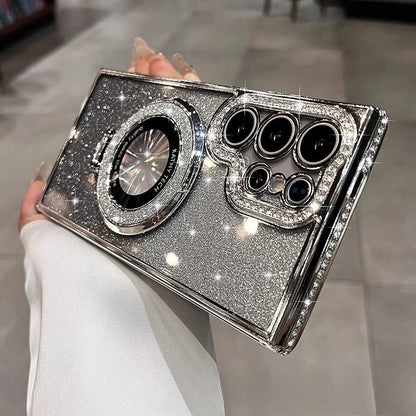 ✨Dazzling Folding Bracket That Sparkles Case Cover for Samsung S Series