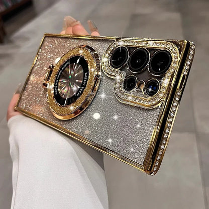 ✨Dazzling Folding Bracket That Sparkles Case Cover for Samsung S Series