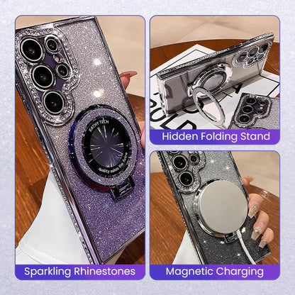 ✨Dazzling Folding Bracket That Sparkles Case Cover for Samsung S Series