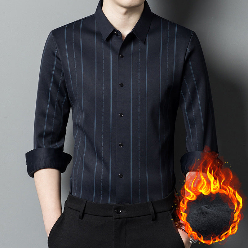 🎉Black Friday Series - Early Bird Price💖Men's Winter Padded Stretch Wrinkle-Free  Shirt