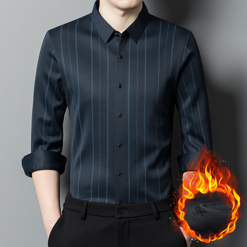 🎉Black Friday Series - Early Bird Price💖Men's Winter Padded Stretch Wrinkle-Free  Shirt