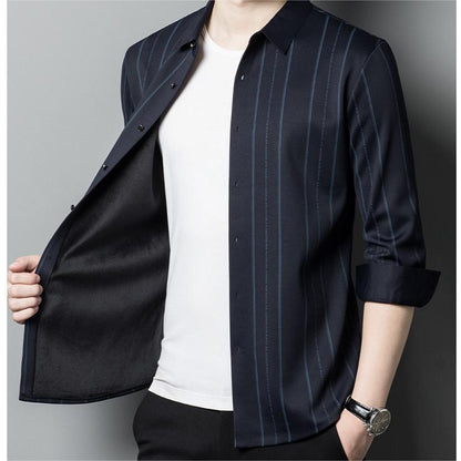 🎉Black Friday Series - Early Bird Price💖Men's Winter Padded Stretch Wrinkle-Free  Shirt