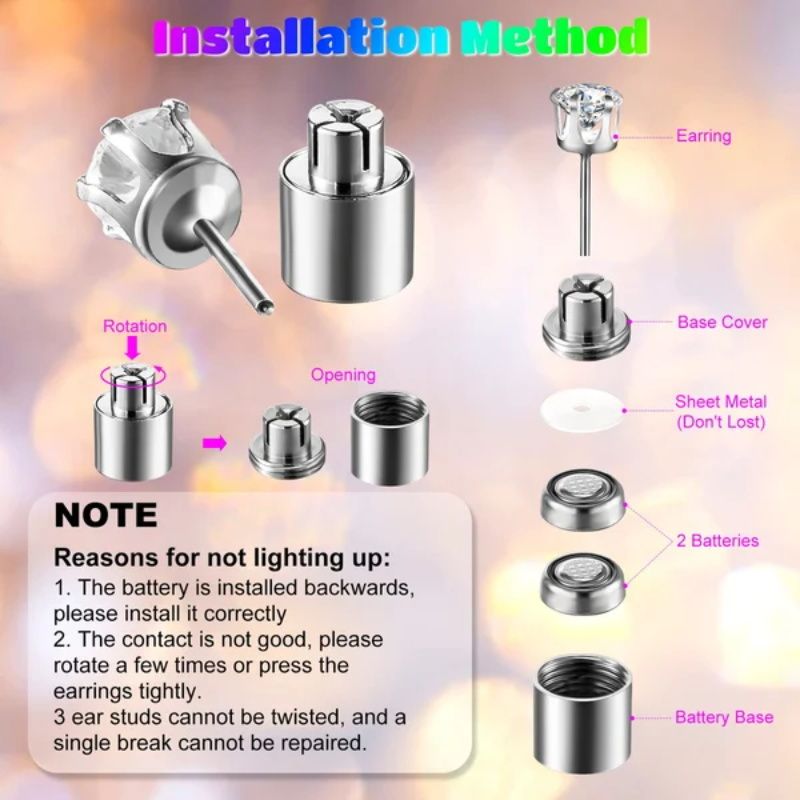 Light Up LED Earrings