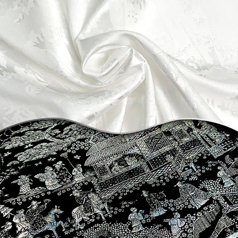 ✨New item✨Vintage Ethnic Print Pleated Dress Ensemble