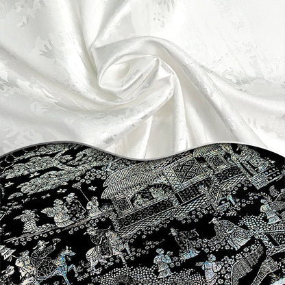 ✨New item✨Vintage Ethnic Print Pleated Dress Ensemble