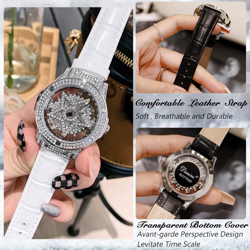 🎁Hot Sale 56% OFF⏳Fashion Dress Watch Rhinestone Dial