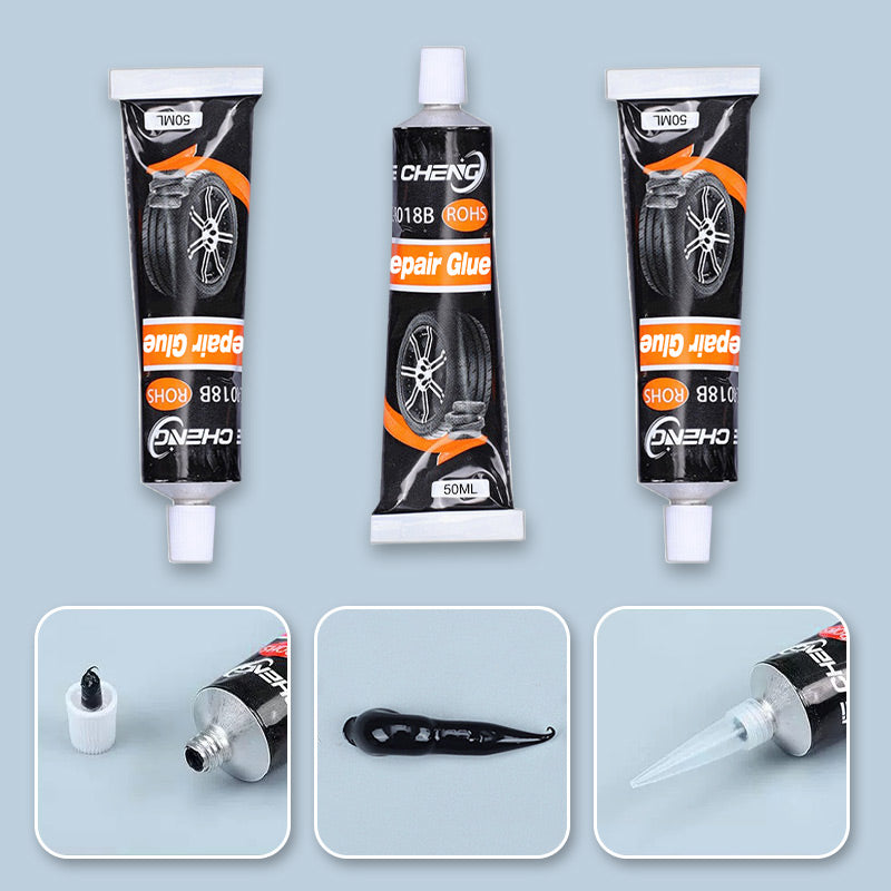Waterproof & High Temperature Resistant Tire Repair Glue - Suitable For Cars, Motorcycles, Bicycles