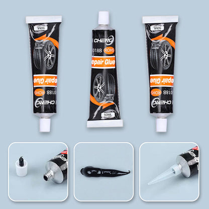 Waterproof & High Temperature Resistant Tire Repair Glue - Suitable For Cars, Motorcycles, Bicycles