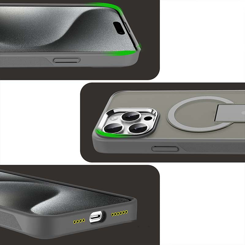 🔥Magnetic KickStand Shockproof Phone Case for iPhone 12-16 Series
