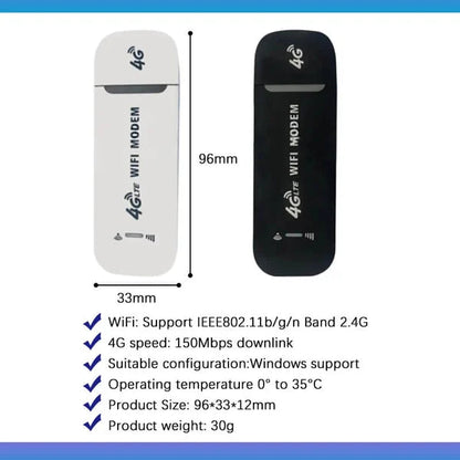 🔥4G LTE Router Wireless USB Mobile Broadband 150Mbps Wireless Network Card Adapter