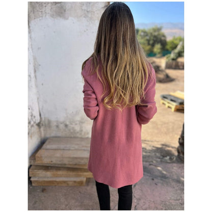 ❤️Black Friday Series 💕Lapel Collar Casual Long-Sleeved Open-Front Sweater