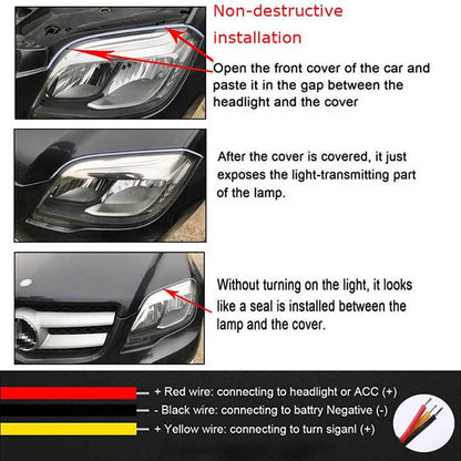 2 Pcs/Flexible Car LED Flow🔥Type Auto Signal Light (70% Off ✔)