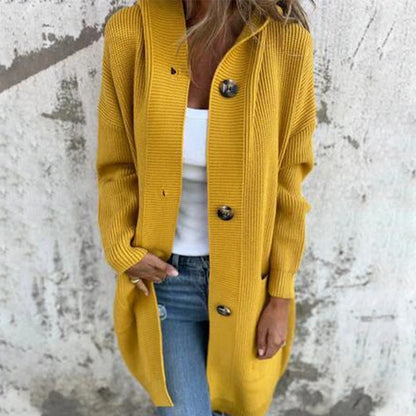 🖤Early Black Friday Sale:50% OFF🎉Button-down cardigan with hood for women