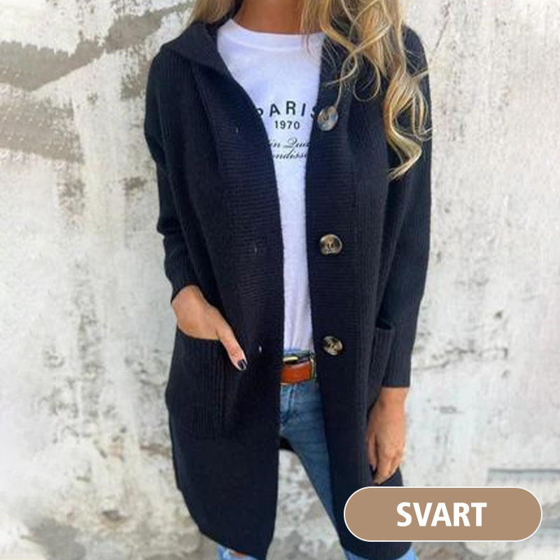 🖤Early Black Friday Sale:50% OFF🎉Button-down cardigan with hood for women