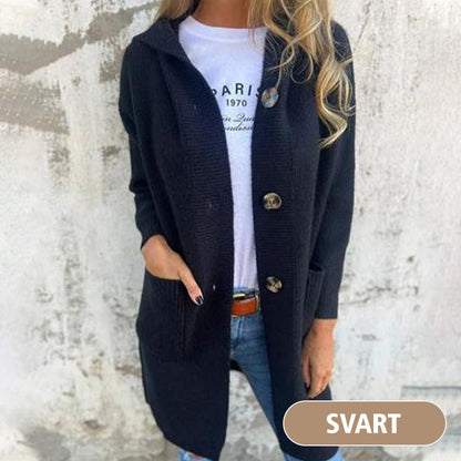 🖤Early Black Friday Sale:50% OFF🎉Button-down cardigan with hood for women