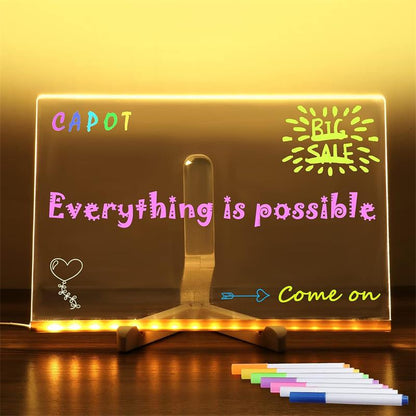 🎄Christmas Sale 55% OFF ✨LED Acrylic Board with Colors🎨