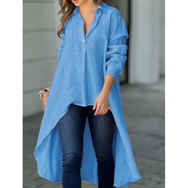 🍁New for autumn✨Nomenoy® Women's Elegant Long Lapel Shirt