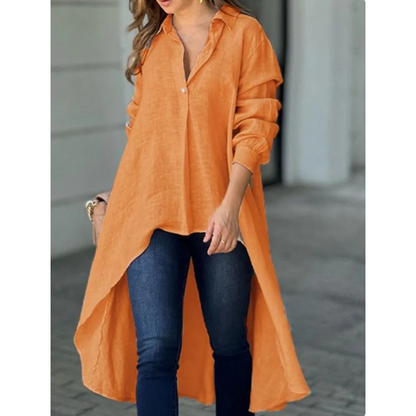 🍁New for autumn✨Nomenoy® Women's Elegant Long Lapel Shirt