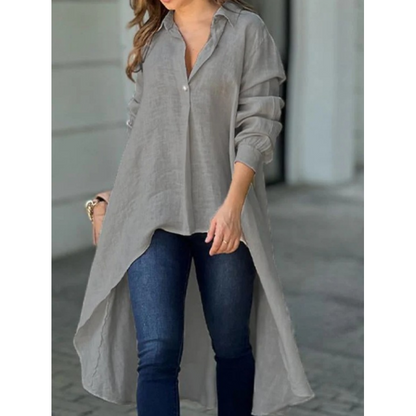 🍁New for autumn✨Nomenoy® Women's Elegant Long Lapel Shirt