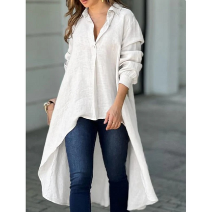 🍁New for autumn✨Nomenoy® Women's Elegant Long Lapel Shirt