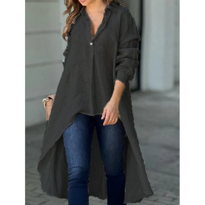 🍁New for autumn✨Nomenoy® Women's Elegant Long Lapel Shirt