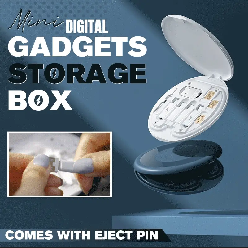 🖤Early Black Friday Sale:50% OFF🎉Mini Digital Gadgets Storage Box