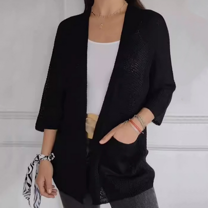 🍁New for autumn✨ Casual Knitted Open Front Coat