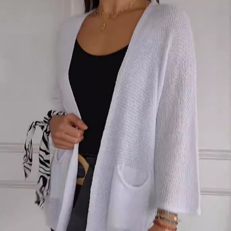 🍁New for autumn✨ Casual Knitted Open Front Coat