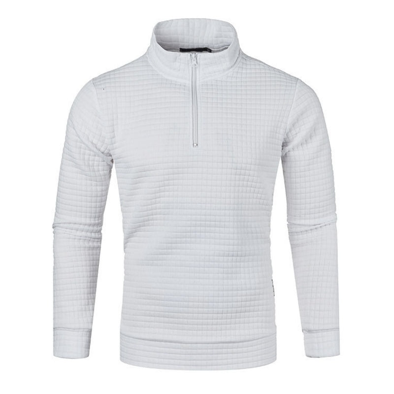 🍁New for autumn✨Men's Long Sleeve Quarter Zip Pullover Sweater
