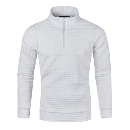 🍁New for autumn✨Men's Long Sleeve Quarter Zip Pullover Sweater