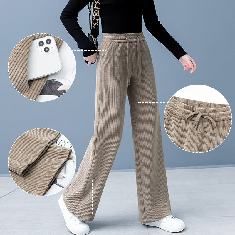 🍁New for autumn✨Cozy Chic Wide-Leg Drawstring Pants