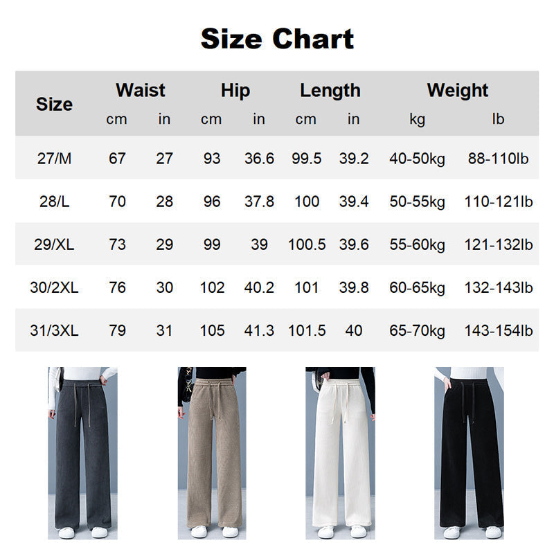 🍁New for autumn✨Cozy Chic Wide-Leg Drawstring Pants