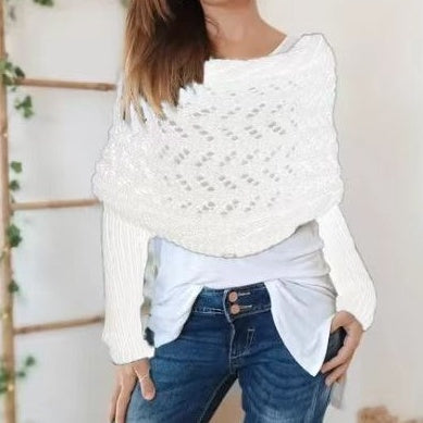 🍁New for autumn✨Knitted Cable Wrap Shrugs For Women