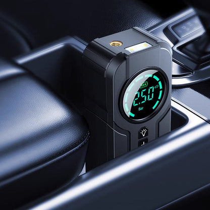 Emergency starter power bank & car air pump