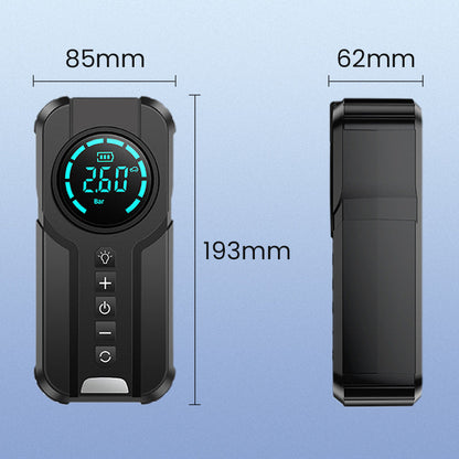 Emergency starter power bank & car air pump