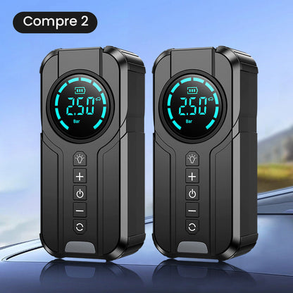 Emergency starter power bank & car air pump