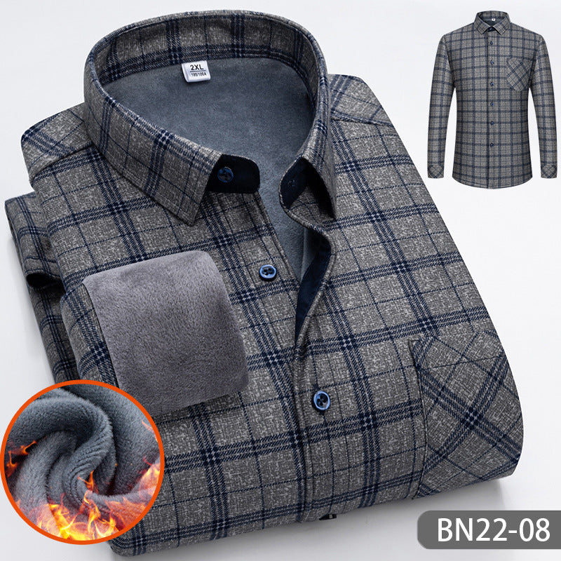 🎉Black Friday Series - Early Bird Price💖Autumn and winter men's casual thickened warm shirts