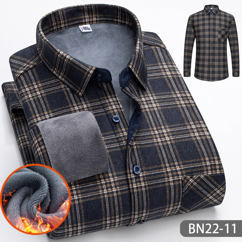 🎉Black Friday Series - Early Bird Price💖Autumn and winter men's casual thickened warm shirts