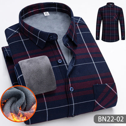 🎉Black Friday Series - Early Bird Price💖Autumn and winter men's casual thickened warm shirts