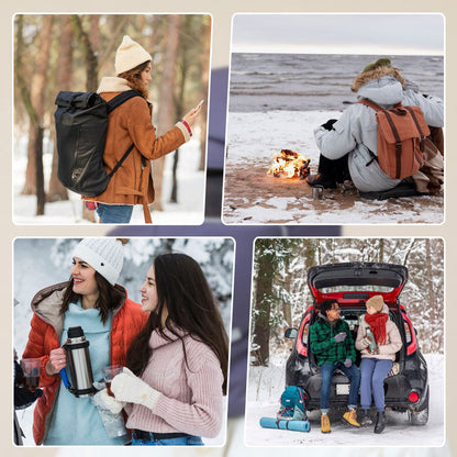 ❄️Winter New🌟Windproof Full Cover Outdoor Riding Mask with Glasses