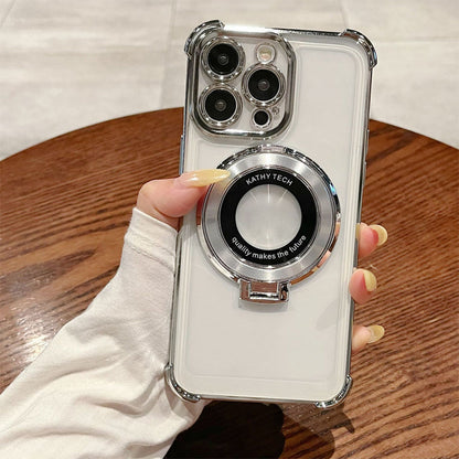 🔥Limited time 50% off🔥.Magnetic Lens Protective Phone Case with Stand