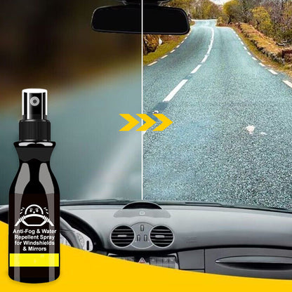 Anti-fog and waterproof, defrost spray, suitable for windshields and mirrors