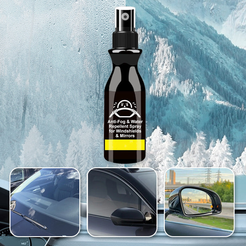 Anti-fog and waterproof, defrost spray, suitable for windshields and mirrors