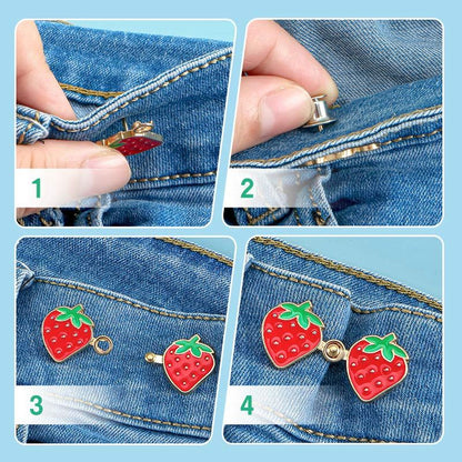 🎉Black Friday Series - Early Bird Price💖 5 Pairs Instant Waist Tightener Buttons without Sewing