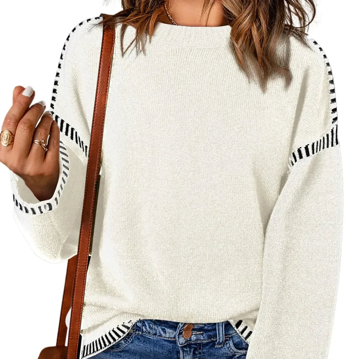 🎉Black Friday Series - Early Bird Price💖Women's Casual Knit Pullover Sweater