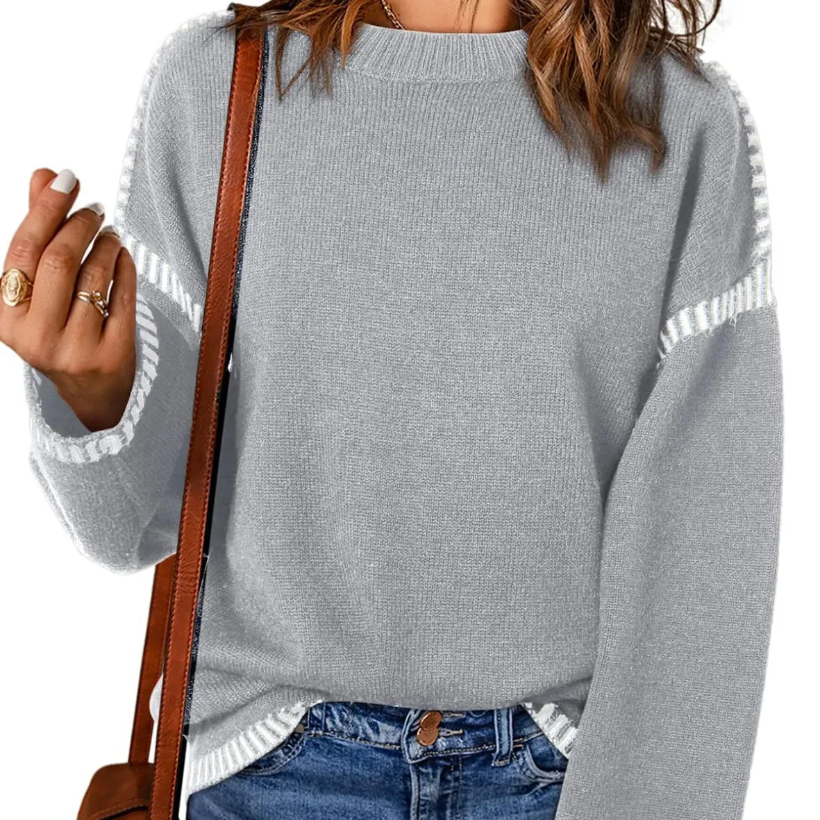 🎉Black Friday Series - Early Bird Price💖Women's Casual Knit Pullover Sweater