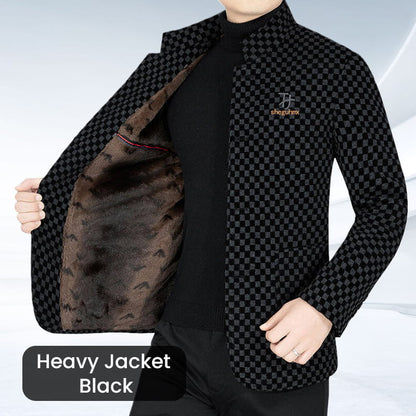 🎉Black Friday Series - Early Bird Price💖Men’s Trendy Checkered Warm Jacket with Pockets